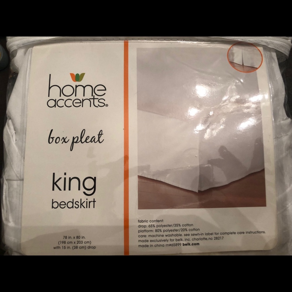 Home Accents King Bedskirt